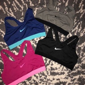 LOT OF 4... Size Small Nike Sports Bras